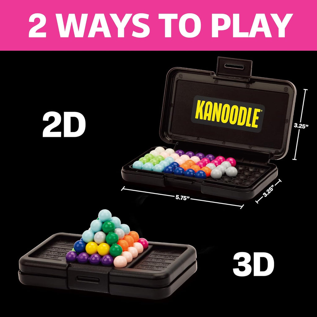 Educational Insights Kanoodle - 3D Brain Teaser Puzzles for Kids, Spatial