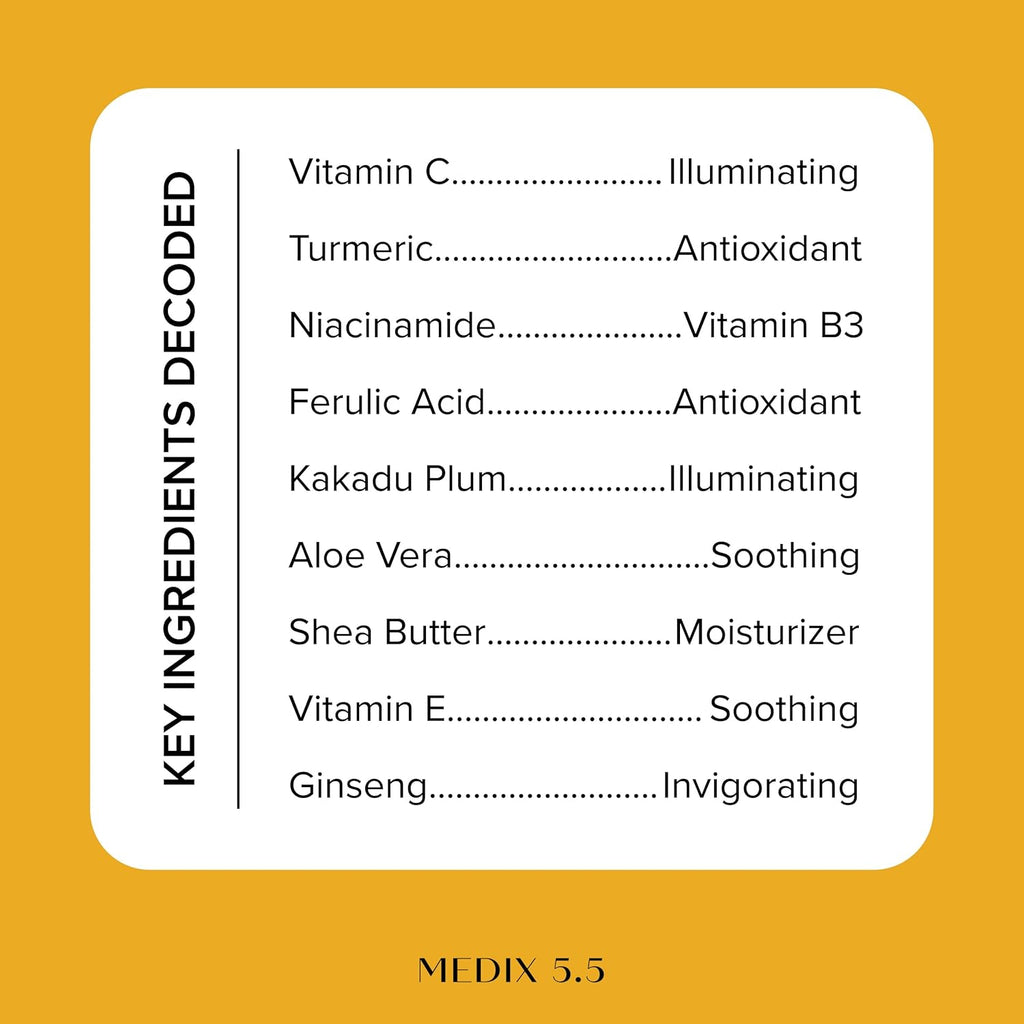 MEDIX Vitamin C Cream + Niacinamide Brightening Body Lotion