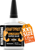 Super Glue XXL Value Size (1.76oz) All Purpose Liquid Adhesive for Plastic
