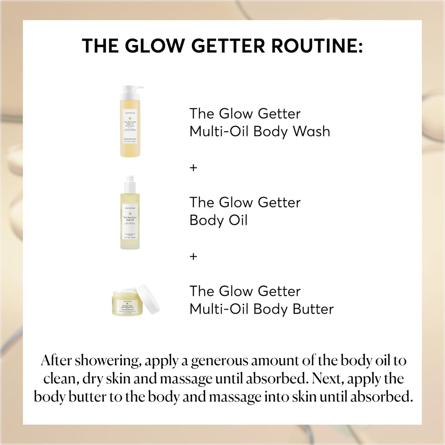Naturium The Glow Getter Body Oil, Multi-Oil for Intense Nourishment