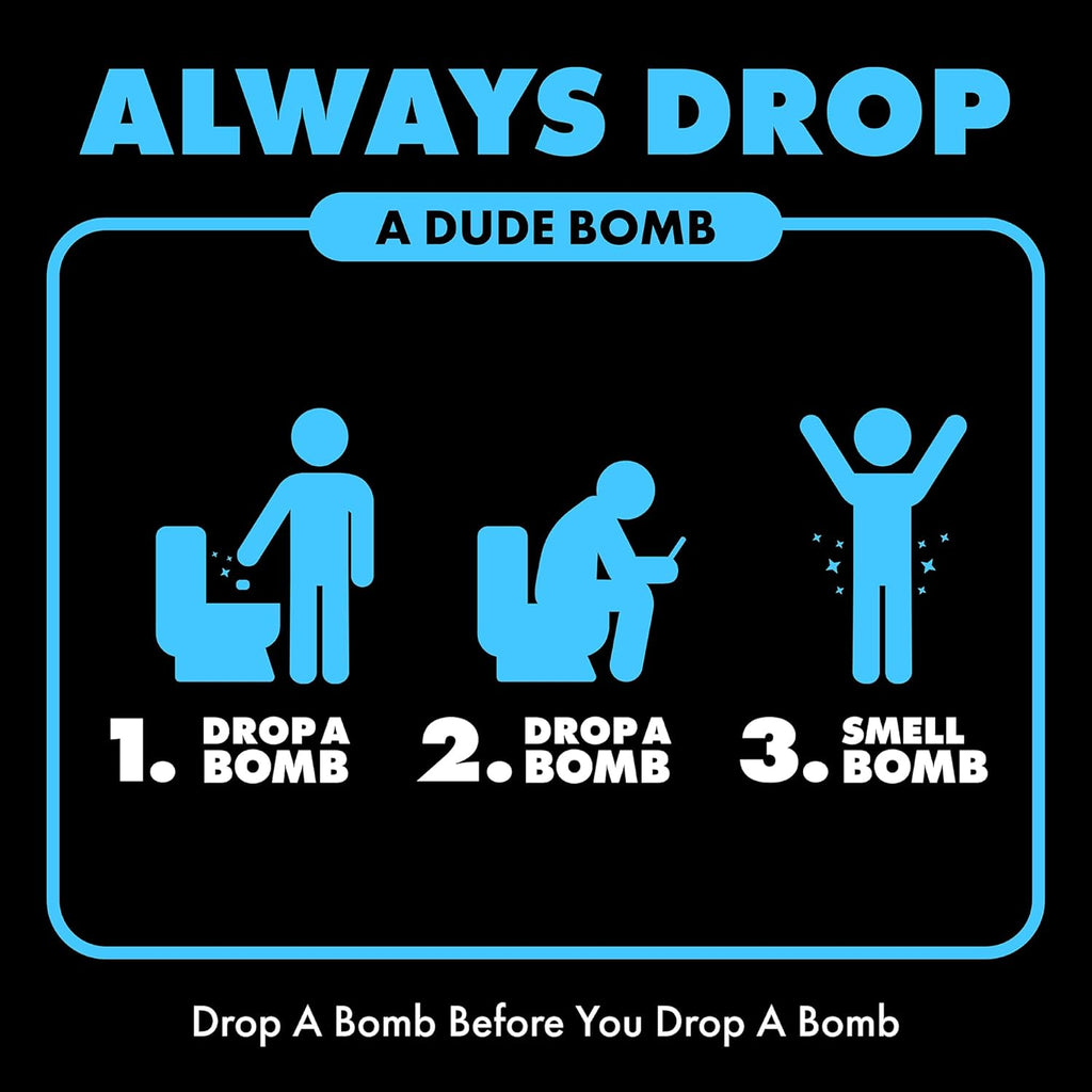 DUDE Wipes DUDE Bombs Toilet Stank Eliminator - 2-in-1 Air Freshener and