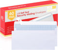 Zzrywuty #10 Letter Size Mailing Envelopes for Business, 60pcs Self Seal