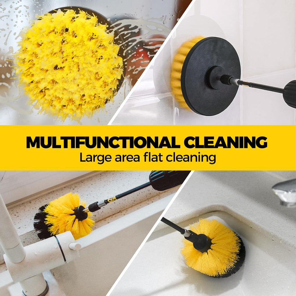 Holikme 6Pack Drill Brush Power Scrubber Cleaning Brush Extended Long