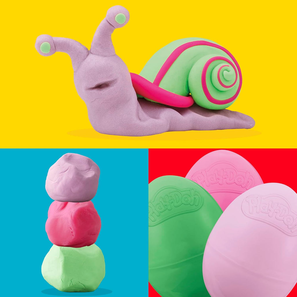 Play-Doh Eggs 24-Pack, Dinosaur & Dragon Egg Hunt Toys, Modeling Compound for