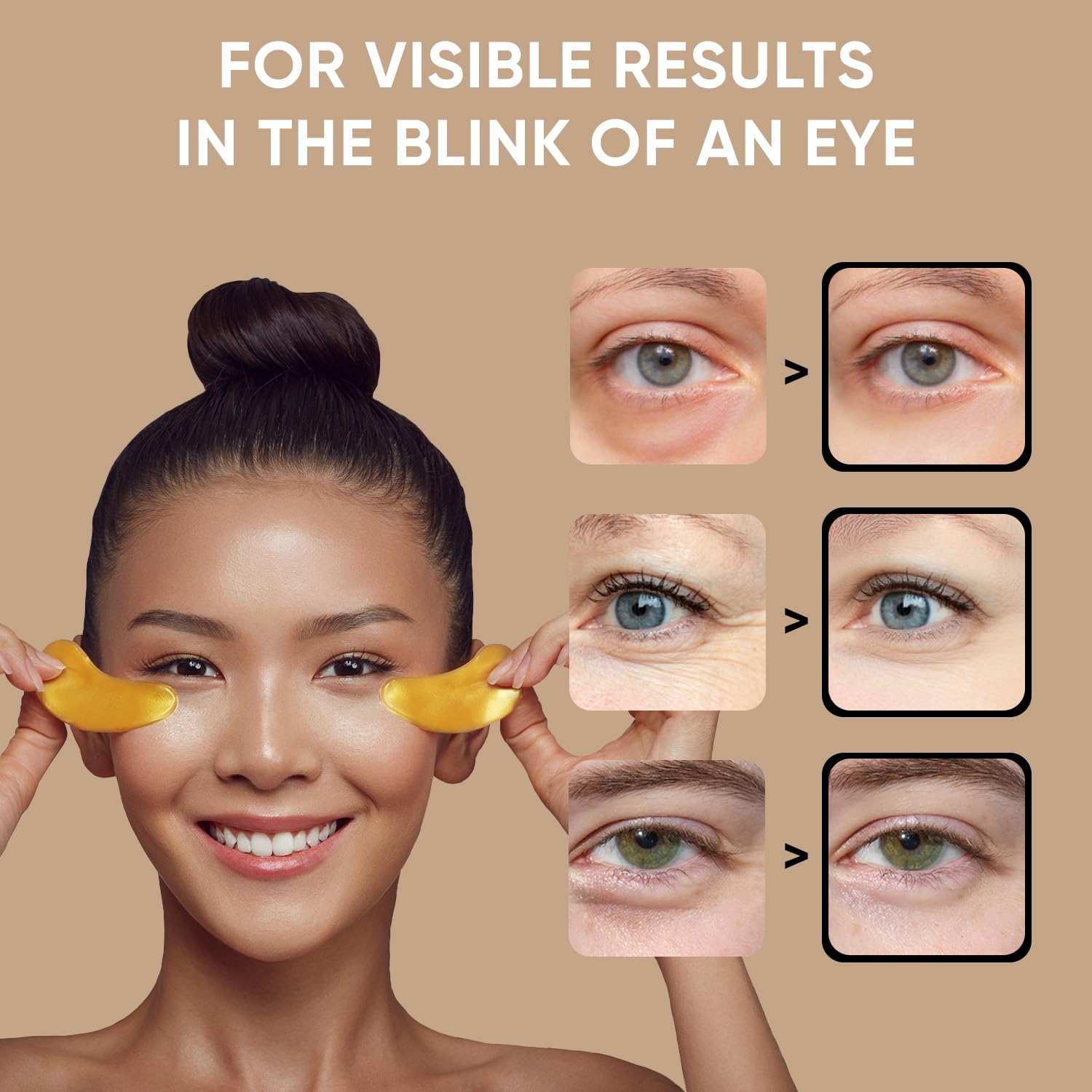 Under Eye Patches (20 Pairs) - Eye Patches For Puffy Eyes And Dark Circles