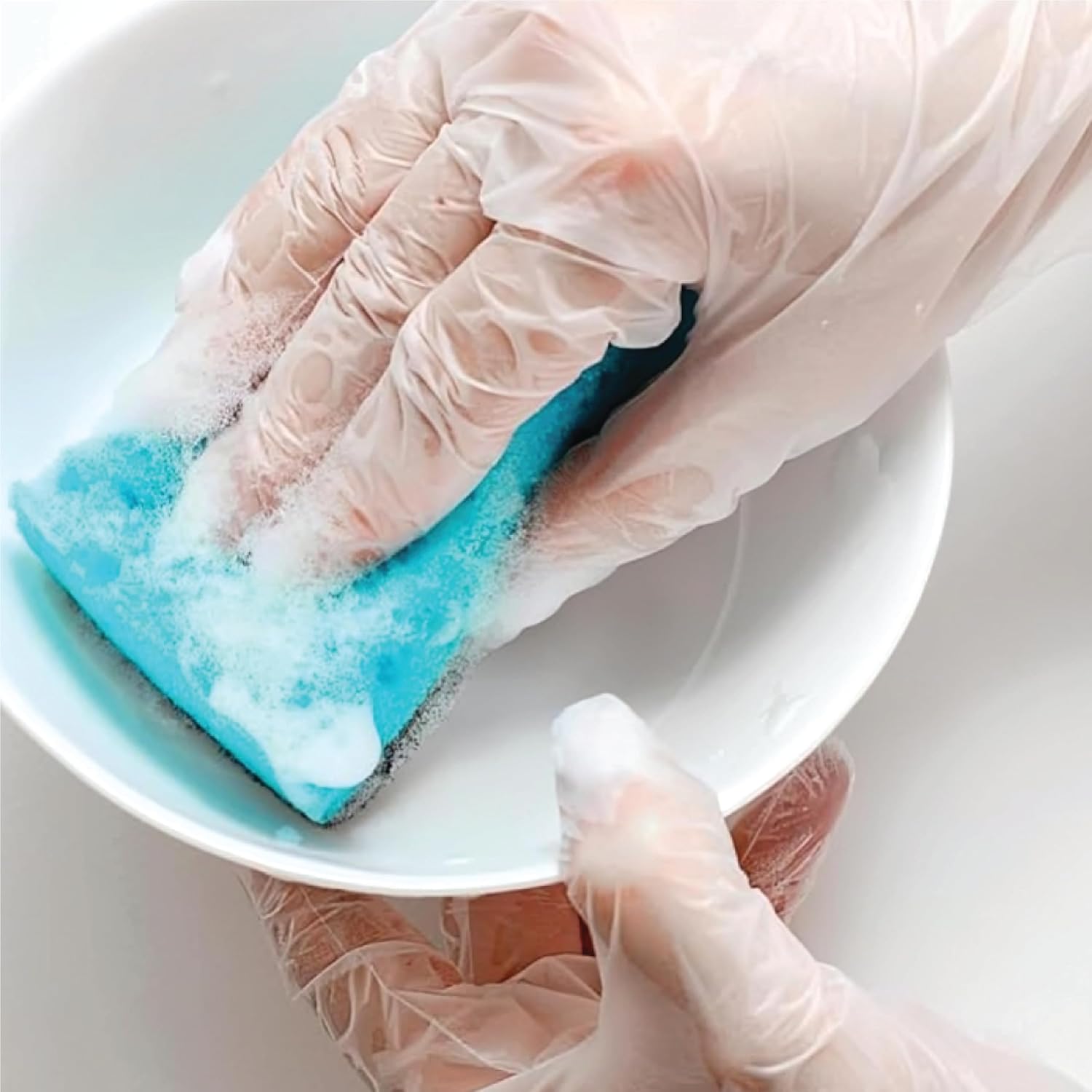ForPro Disposable Vinyl Gloves, Clear, Industrial Grade, Powder-Free
