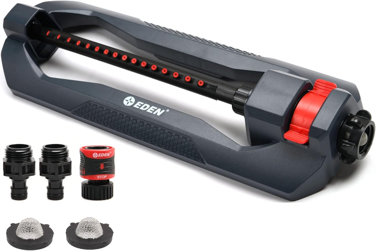 Eden 96213 Essential Turbo Oscillating Water Sprinkler, Covers Up to 3,600