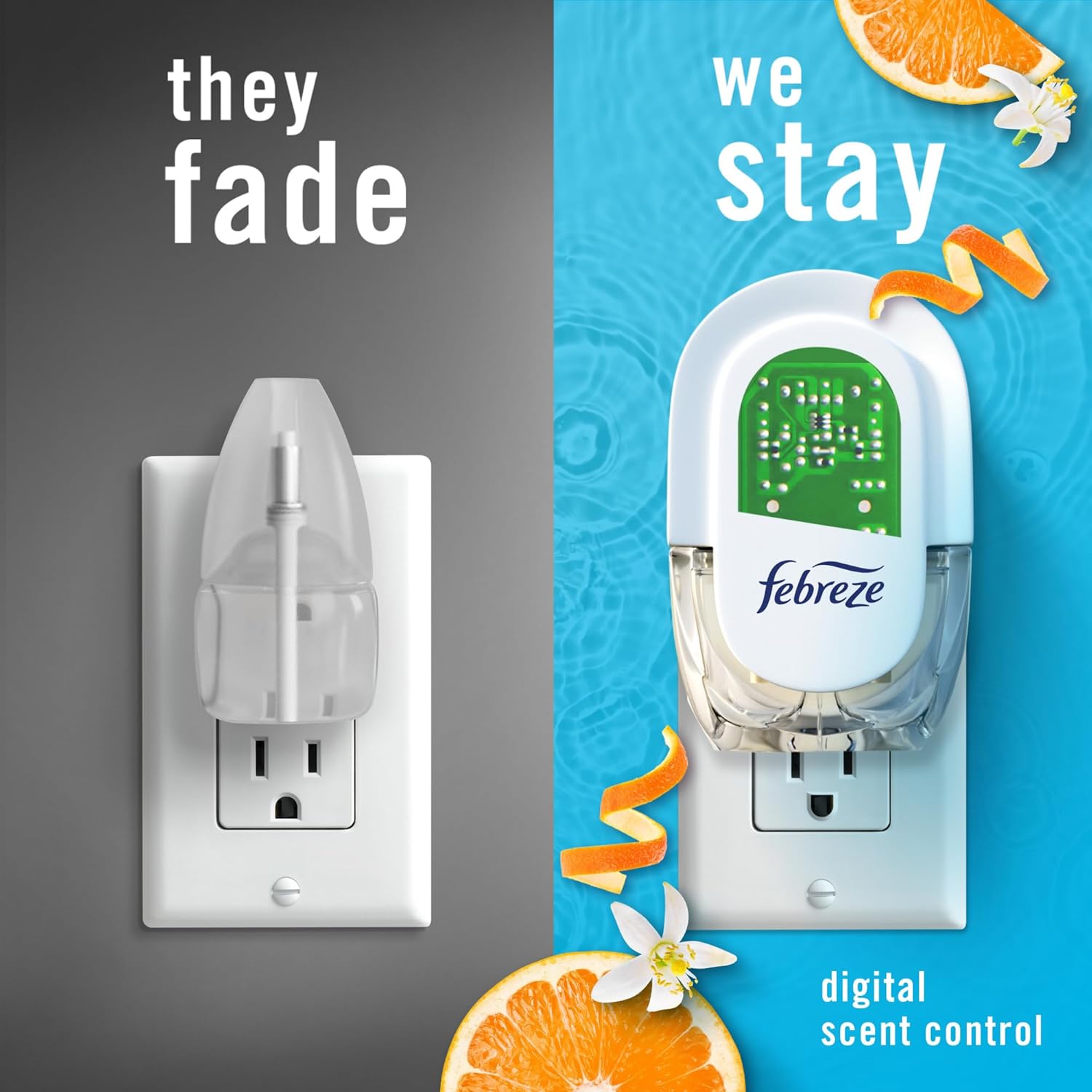Febreze Plug In Air Freshener, Odor-Fighting Scented Oil Refill For Home