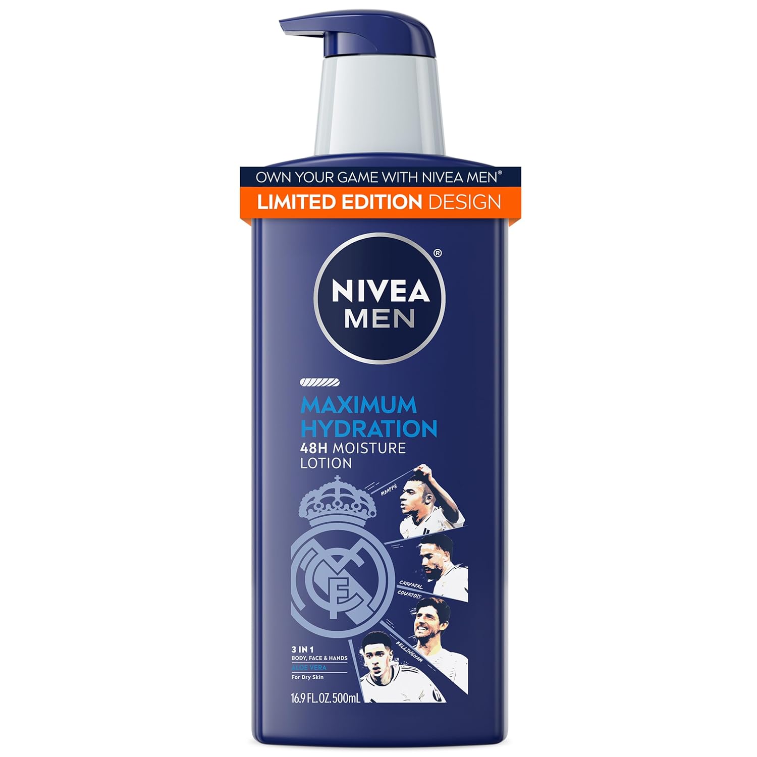 NIVEA MEN Real Madrid Limited Edition Design Maximum Hydration 48-Hour