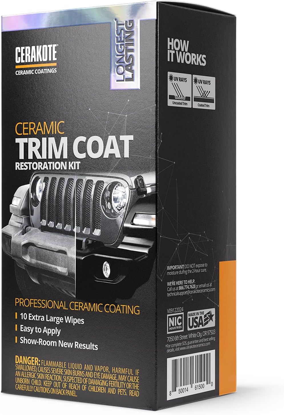 CERAKOTEå¨ Ceramic Trim Coat Kit - Quick Plastic Trim Restorer - Ceramic