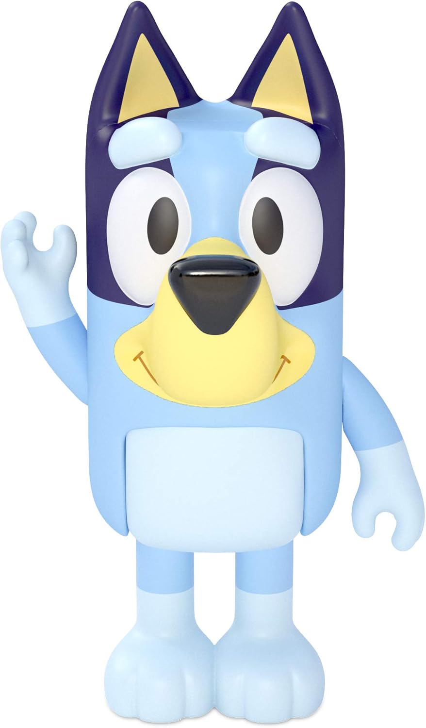 Bluey Family Figure Pack of 4, Robust Poseable Character Toys with Bingo