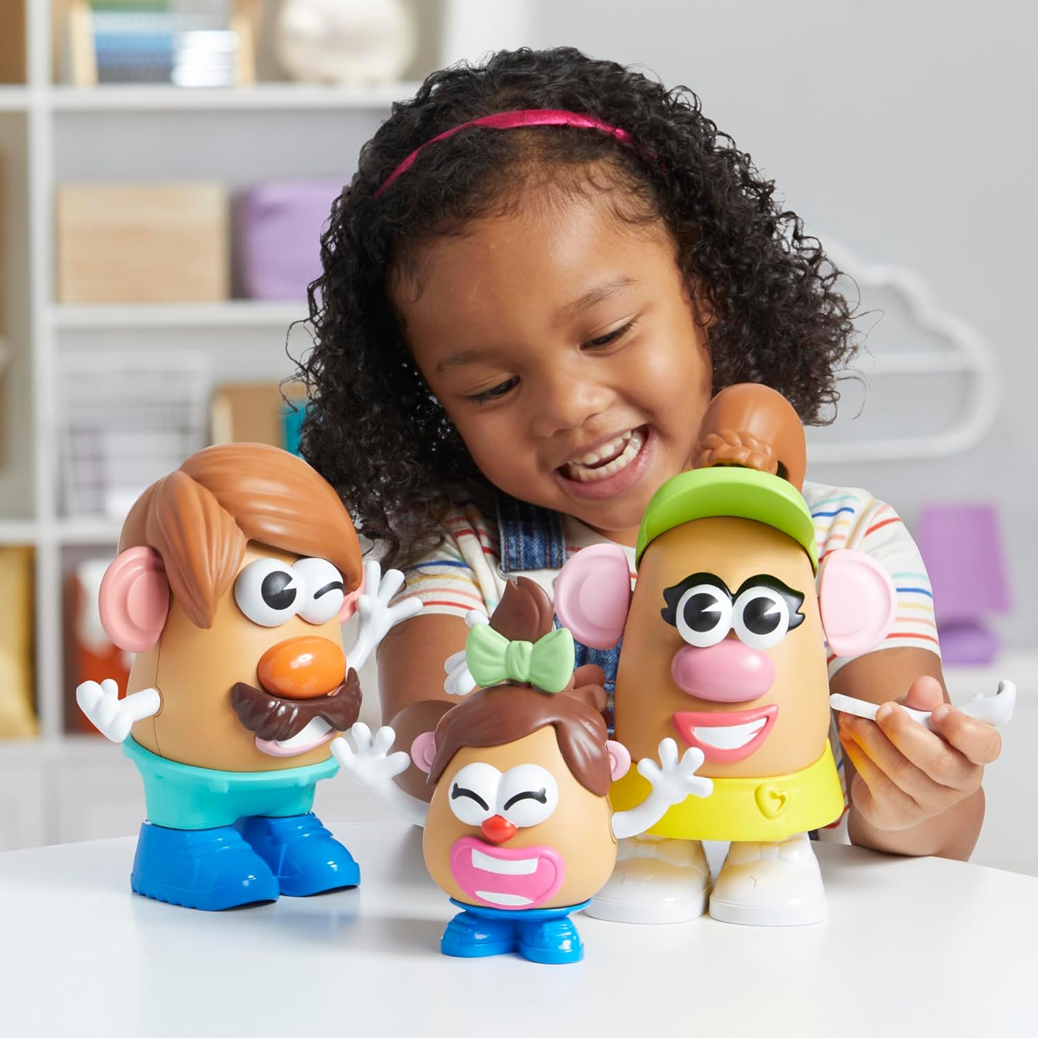 Potato Head Create Your Family Set with 44 Parts and Pieces, Creative Toddler
