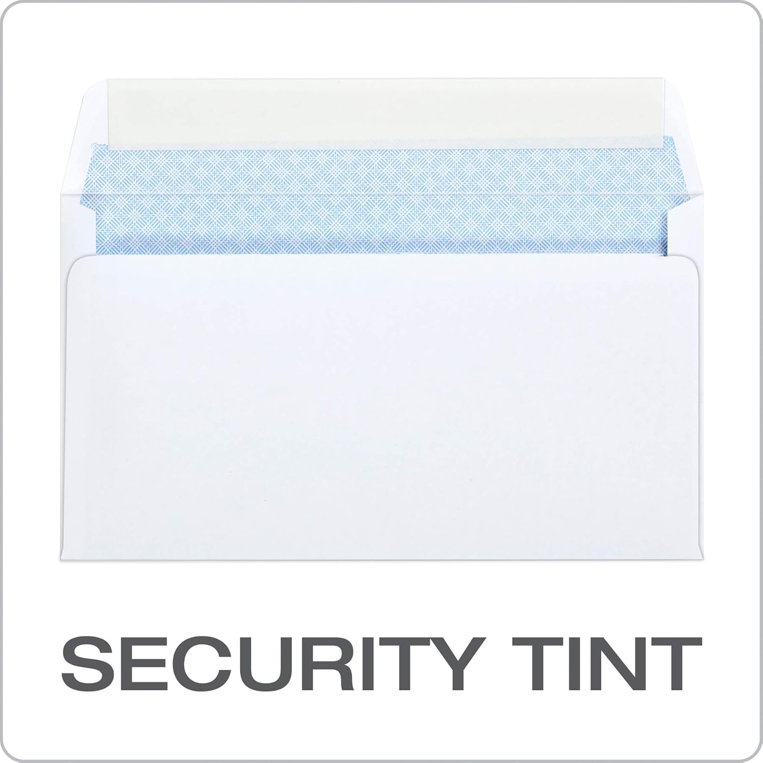 Quality Park #6 3/4 Self-Seal Security Envelopes, Security Tint and Pattern
