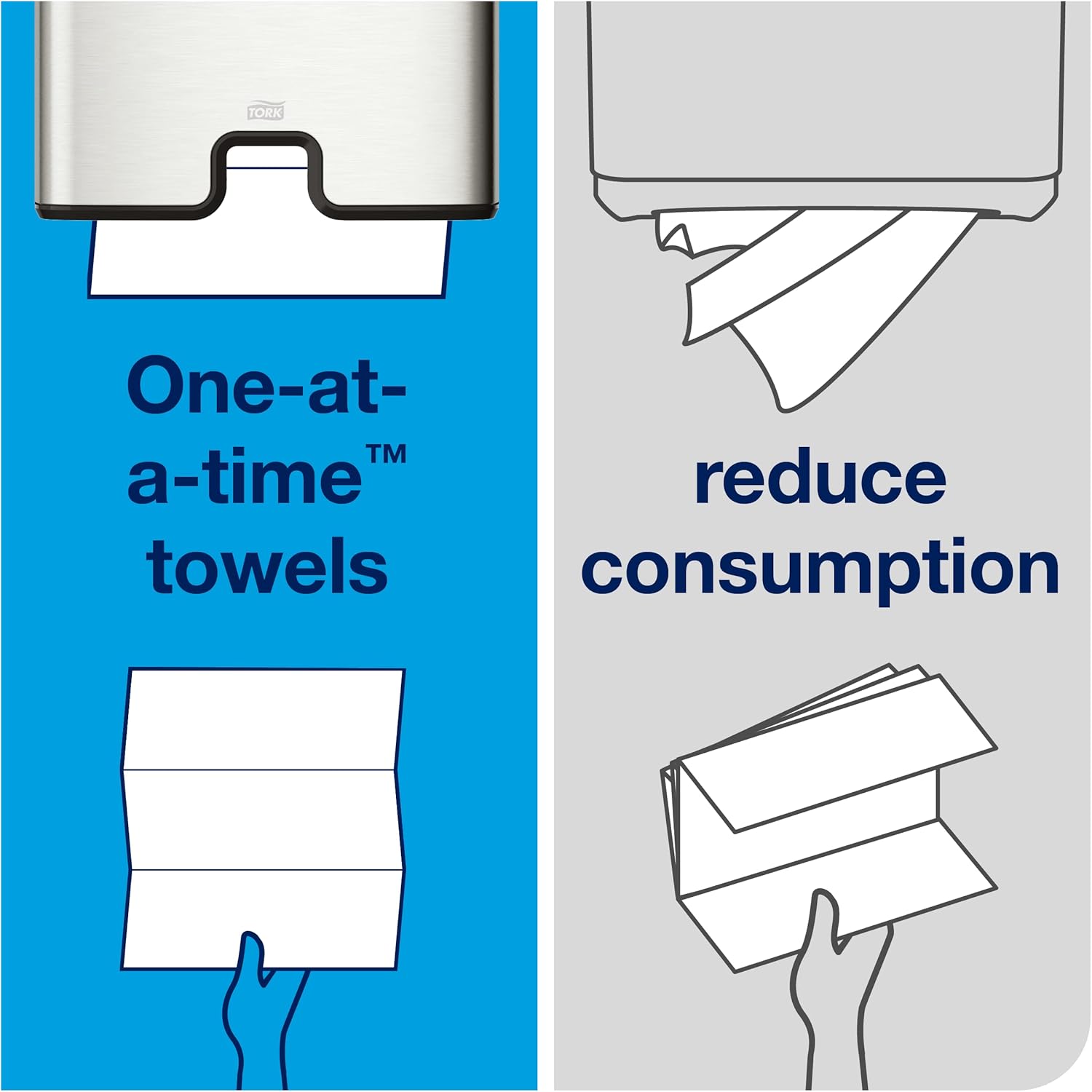Tork Multifold Hand Towel, Natural, 100% recycled, FSC certified, Compatible