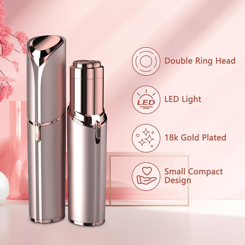Facial Hair Remover for Women - as Seen on TV Painless Face Shaver - Electric