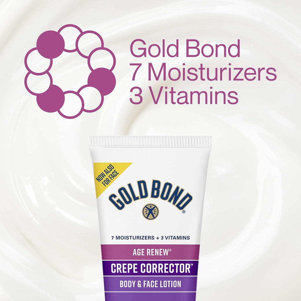 Gold Bond Age Renew Crepe Corrector Body Lotion, Replenishing & Smoothing