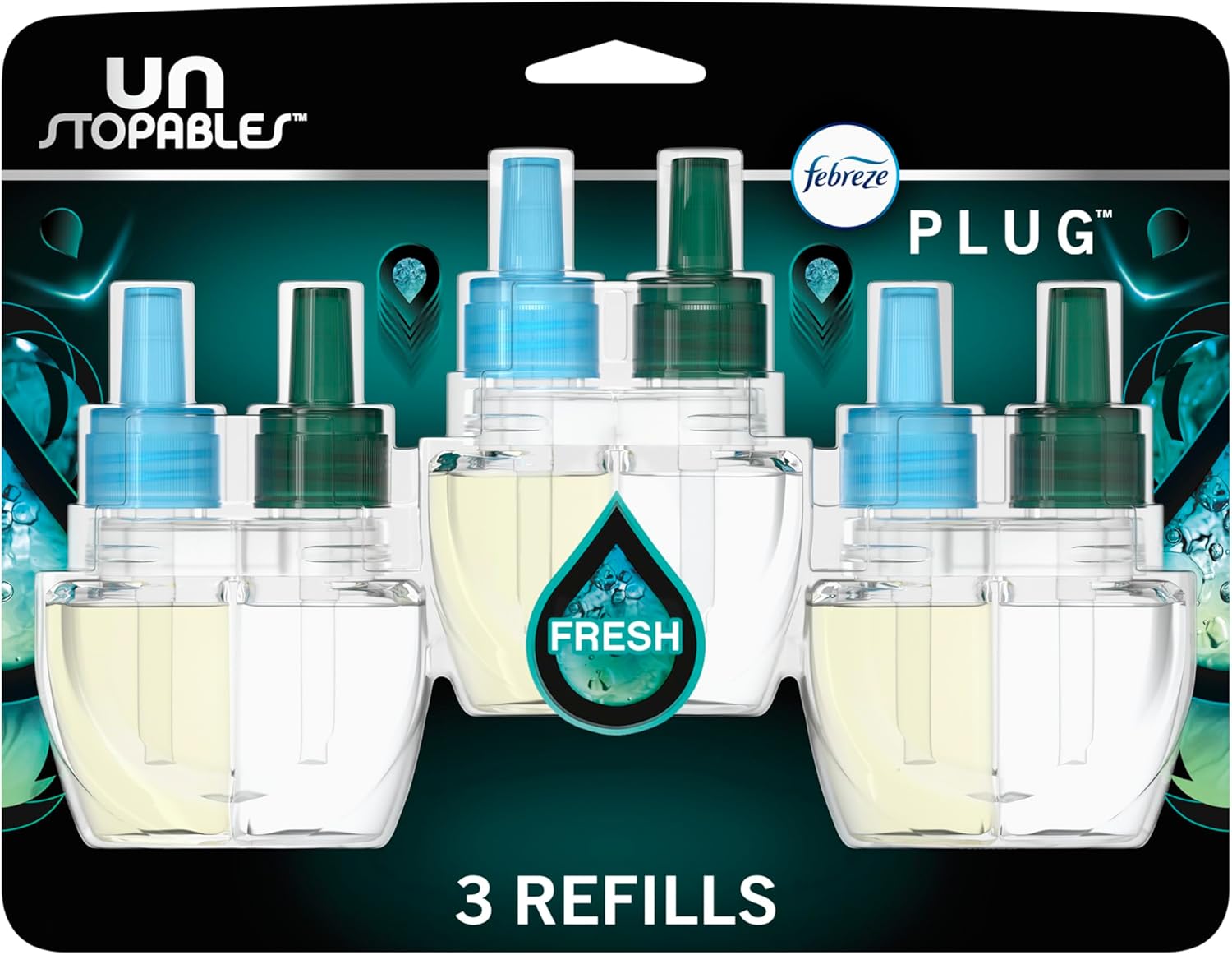 Febreze Plug-in Air Freshener, Odor-Fighting Scented Oil Refill, Air