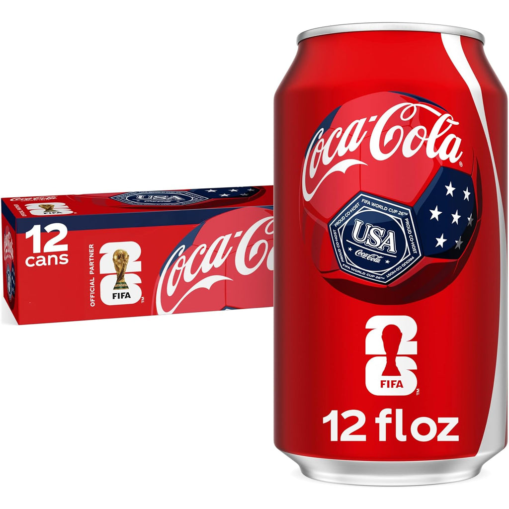 Coca-Cola Fridge Pack Soda Soft Drink, 12 fl oz Cans, 12 Pack - Classic Cola