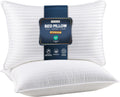 Utopia Bedding Bed Pillows for Sleeping Queen Size (White), Set of 2, Down