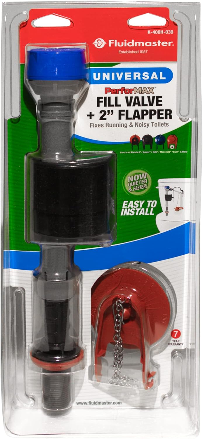 Fluidmaster K-400H-039 High Performance Toilet Fill Valve with 2-Inch