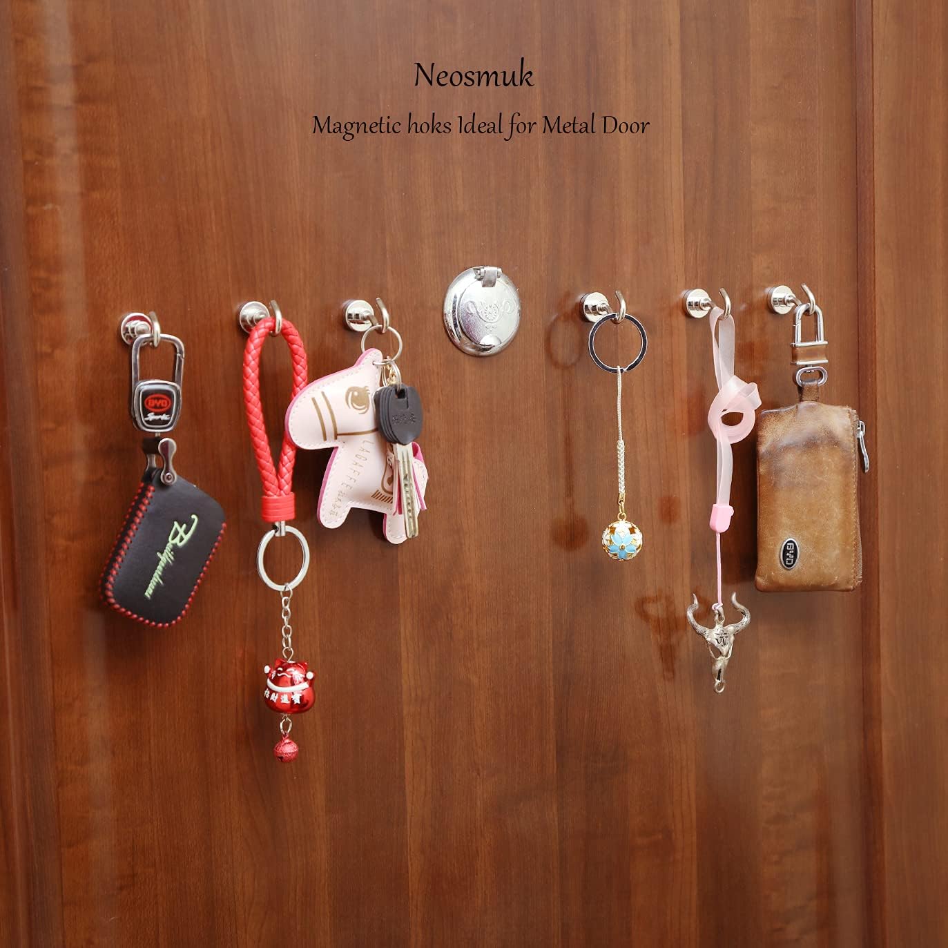 Neosmuk Magnetic Hooks, Heavy Duty 30lb+ Strong Magnet Hook for Cruise