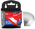 DIYSELF 50 Pack Utility Knife Blades, SK5 Steel Box Cutter Blades with