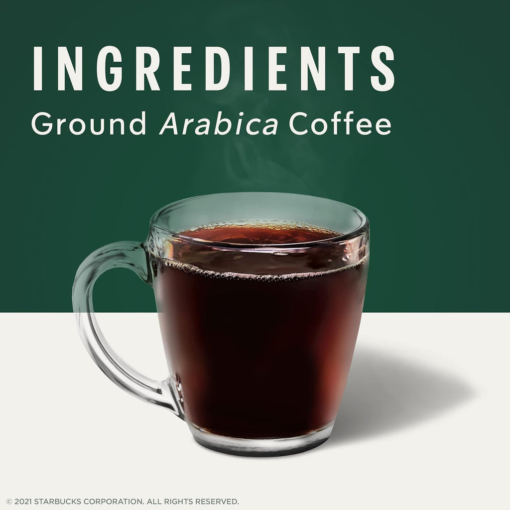 Starbucks Ground Coffee, Dark Roast Coffee, Italian Roast, 100% Arabica, 1