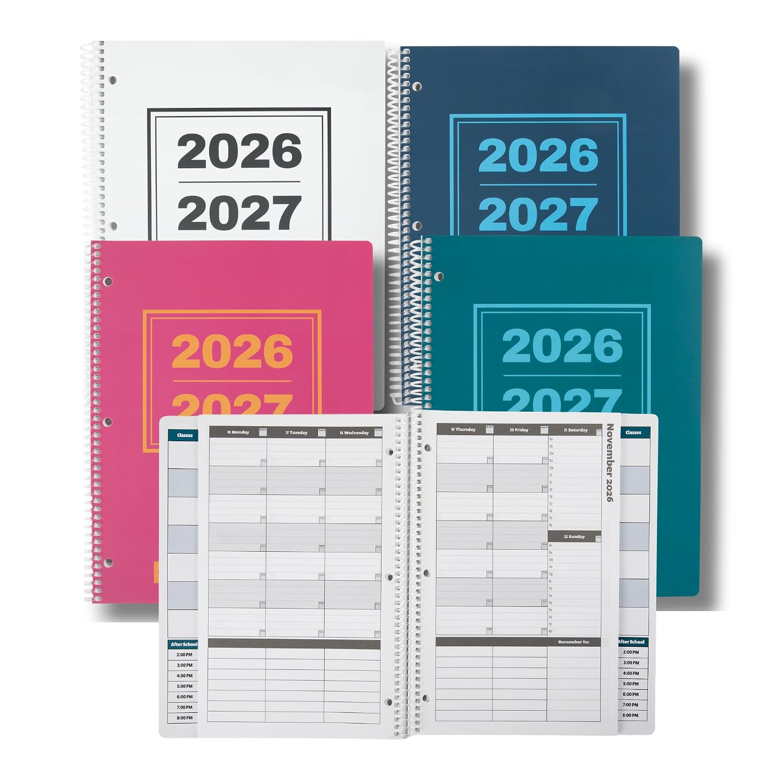 Order Out Of Chaos Academic Planner 2026-2027 Student Planner 8.5 x11 Teal