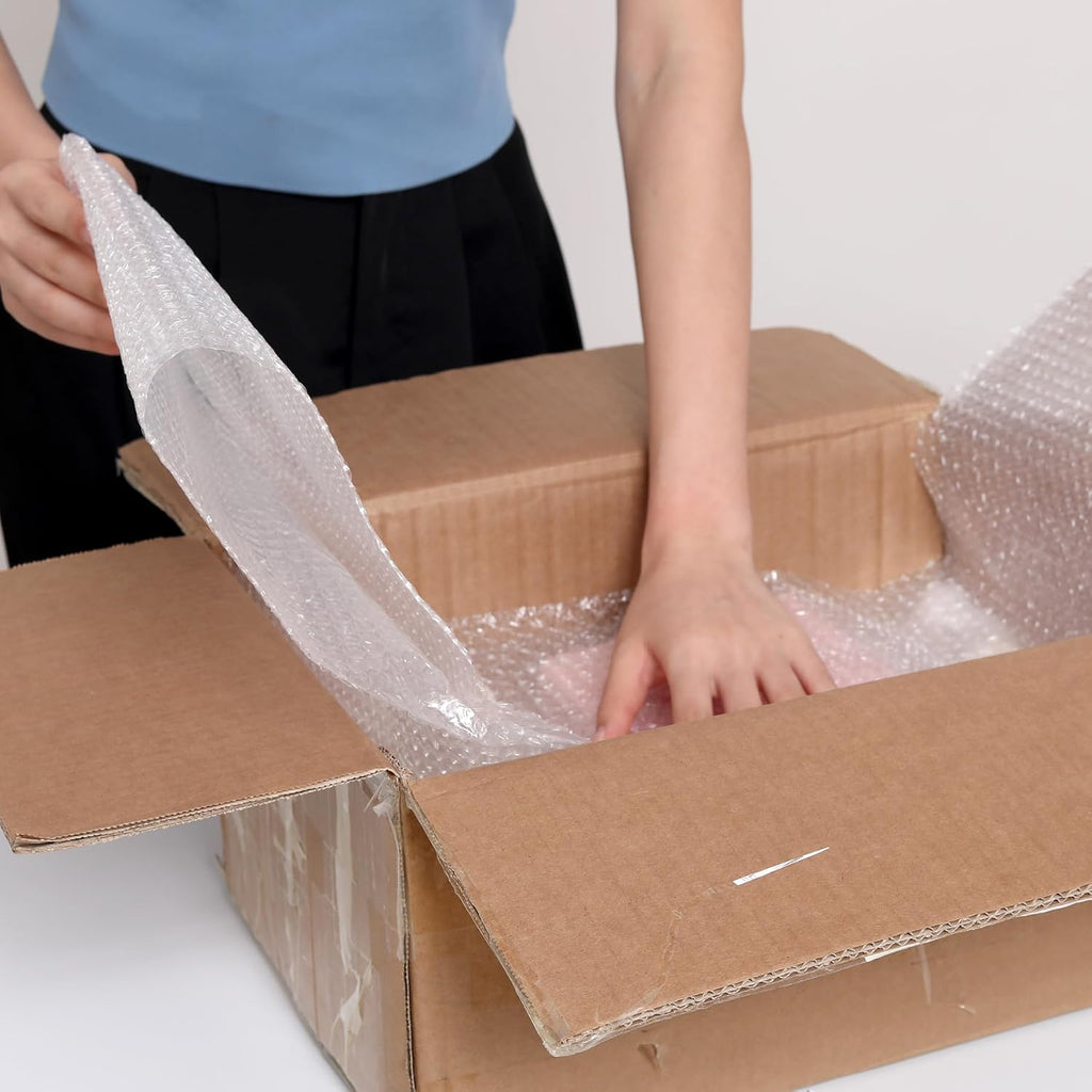 wanguagua 2 Pack 12 Inch x 72 ft Total Bubble Packing Wrap for Moving Boxes