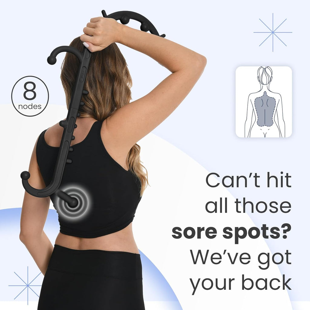 Ranarose Deep Tissue Back & Neck Massager - Back Massager Stick for Pain