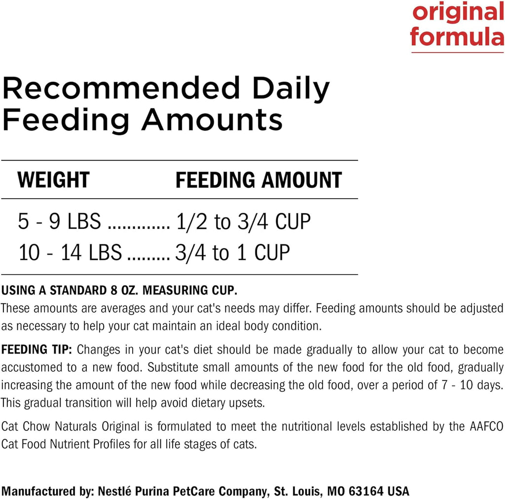 Purina Cat Chow Naturals With Added Vitamins, Minerals and Nutrients Dry Cat
