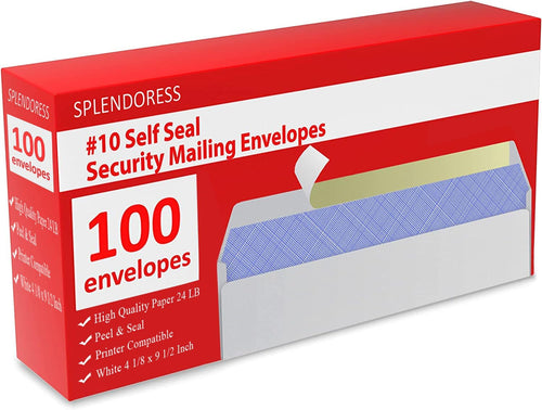 #10 Envelopes Letter Size Self Seal