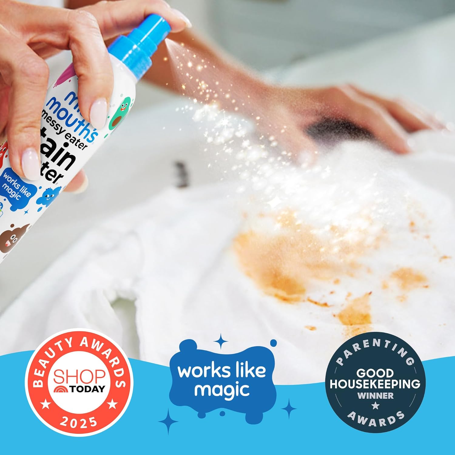 Miss Mouth's Messy Eater Stain Treater Spray - 4oz Stain Remover - Newborn &