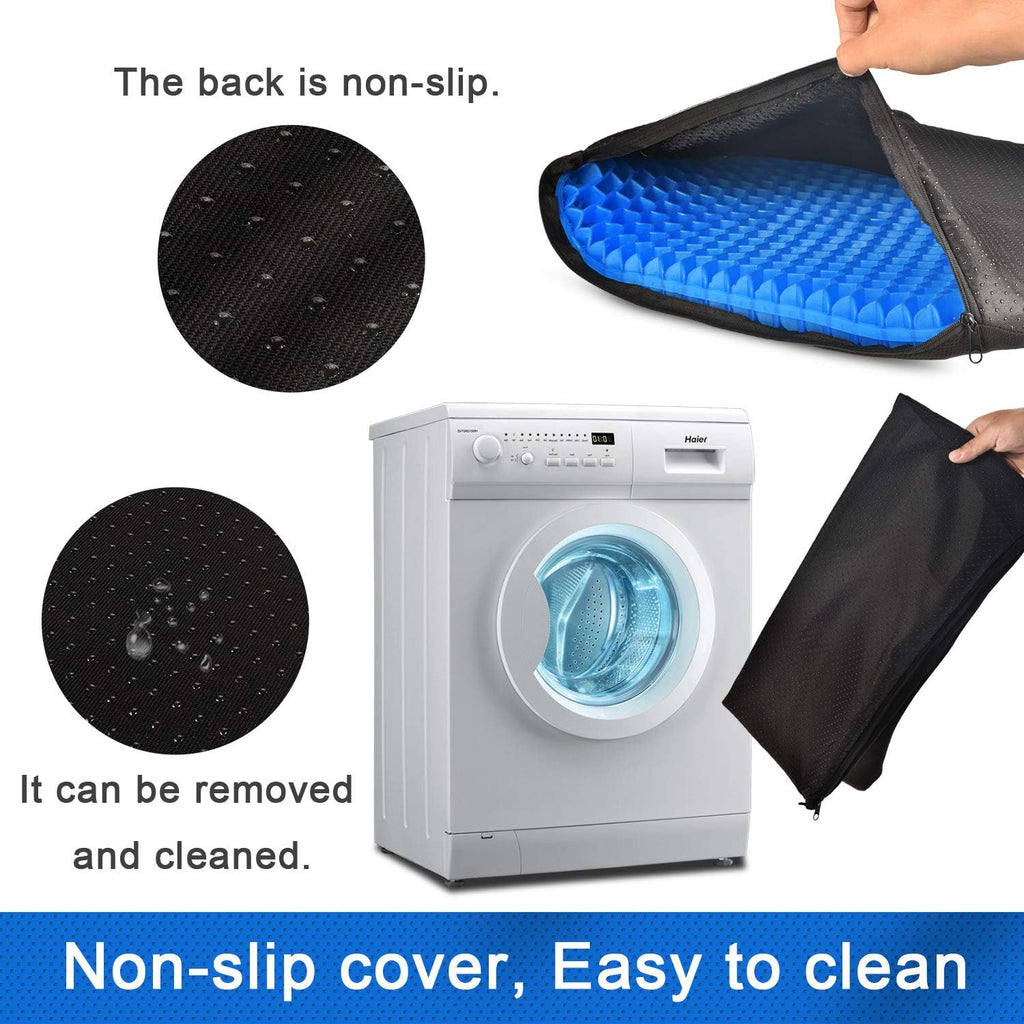Gel Seat Cushion, Cooling seat Cushion (Super Large & Thick), Breathable