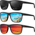 KALIYADI Polarized Sunglasses for Men, Lightweight Sun Glasses with UV