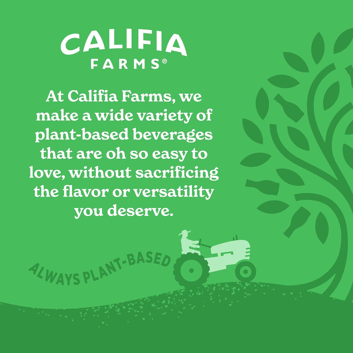 Califia Farms - Organic Unsweetened Almond Milk, 48 Oz, Dairy Free, Keto
