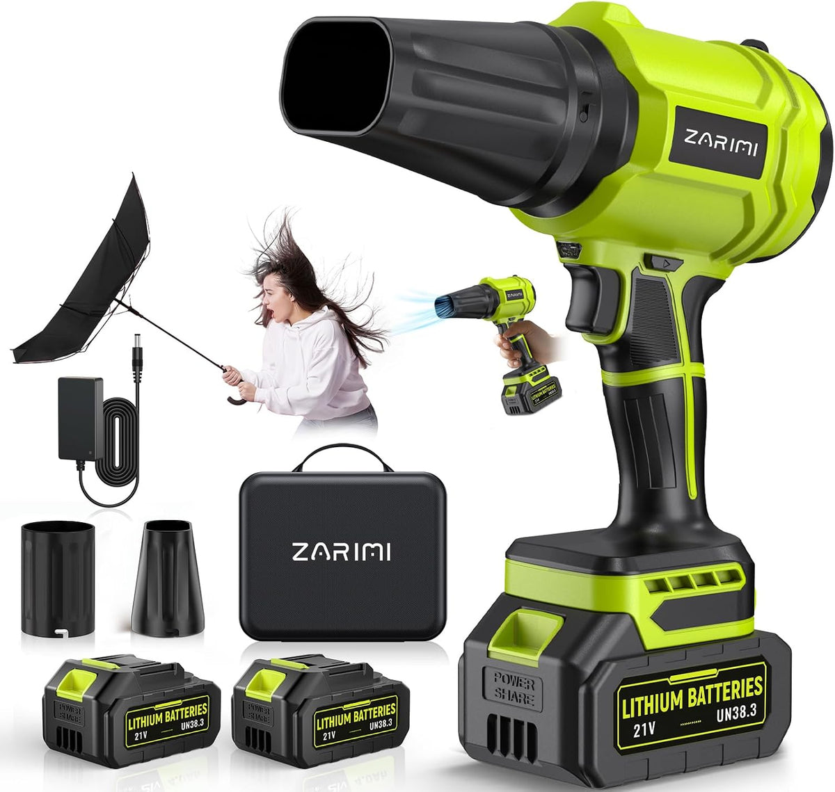YUQUESEN Cordless Leaf Blower, 980
