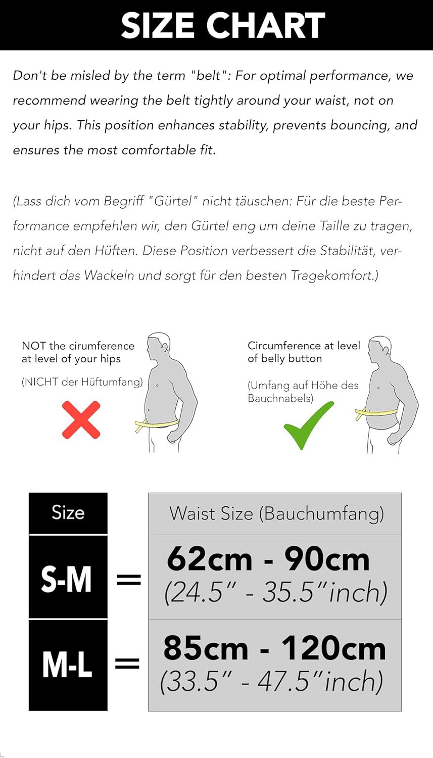 Fitgriffå¨ Running Belt for Men & Women - Secure Jogging Pouch for Phone