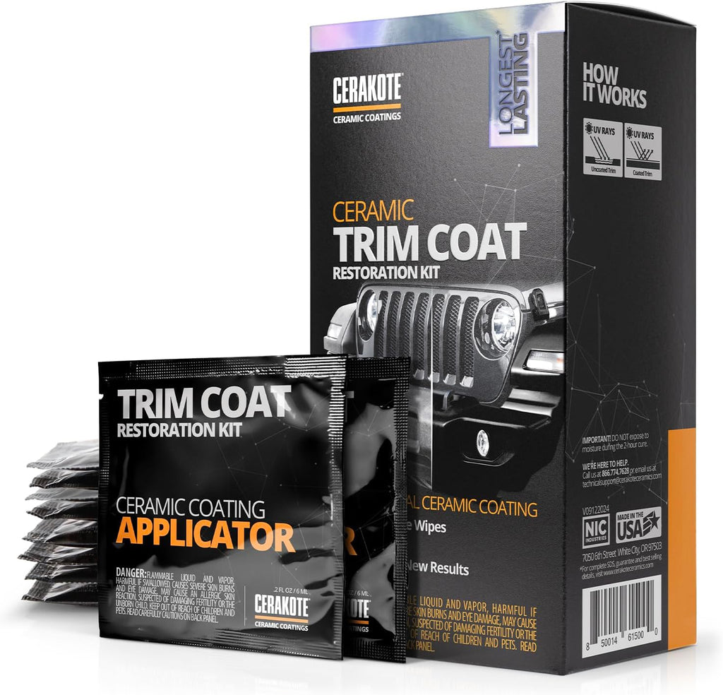 CERAKOTEå¨ Ceramic Trim Coat Kit - Quick Plastic Trim Restorer - Ceramic