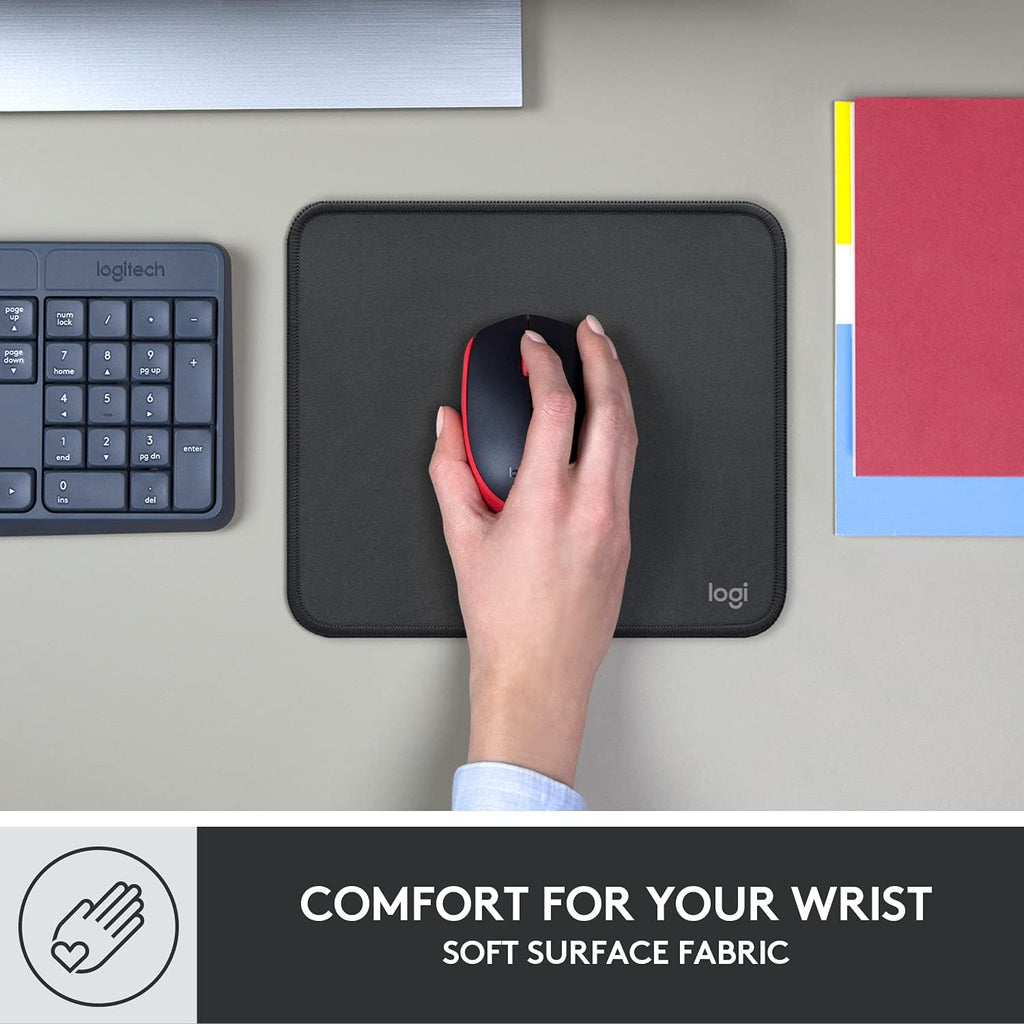 Logitech Mouse Pad - Studio Series, Computer Mouse Mat with Anti-Slip Rubber