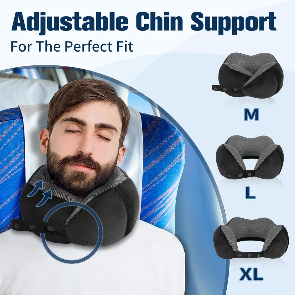 Cirorld Neck Pillow for Traveling, Travel Pillows for Airplanes,100% Pure