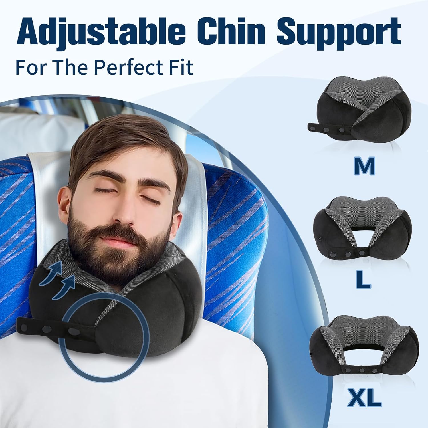 Cirorld Neck Pillow for Traveling, Travel Pillows for Airplanes,100% Pure