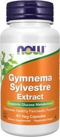 NOW Supplements, Gymnema Sylvestre Extract, 90 Veg Caps