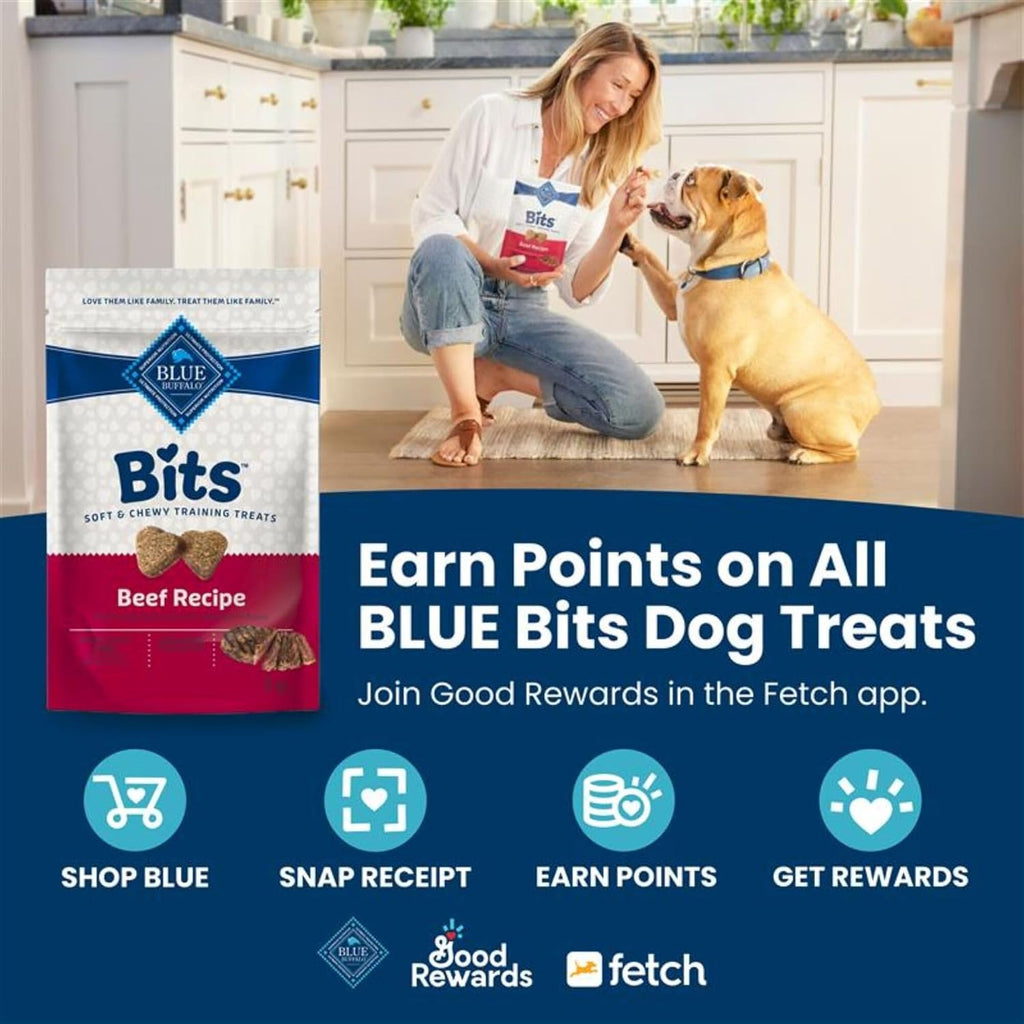 Blue Buffalo Bits Soft Dog Treats for Training, Made with Natural Ingredients