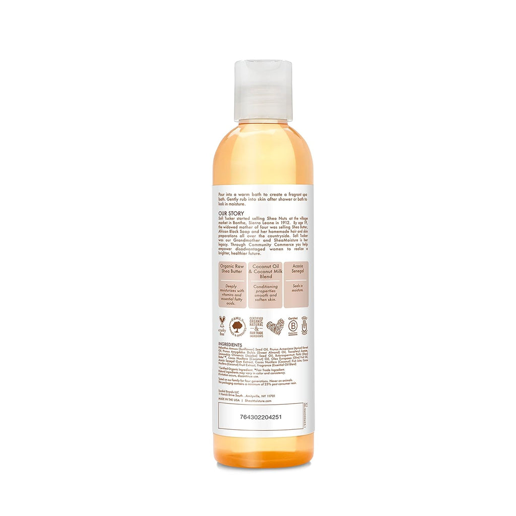 SheaMoisture Daily Hydration Body Oil Virgin Coconut Oil For Dry Skin Paraben