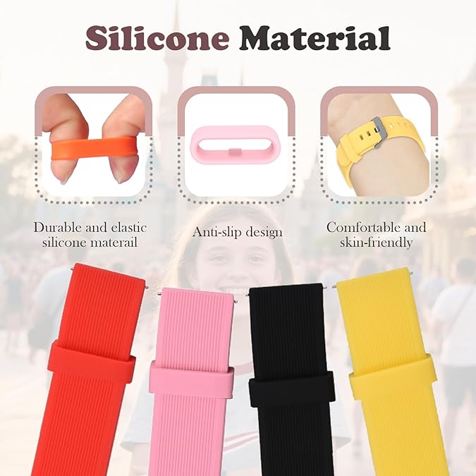 Multi-Color Band Keeper, Magic band locks, Silicone Fastener Rings Security