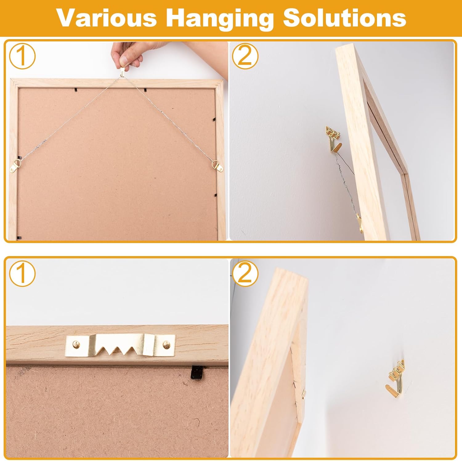 KURUI 303Pcs Picture Hanging Kit, Picture Hangers Assorted Kit with Heavy