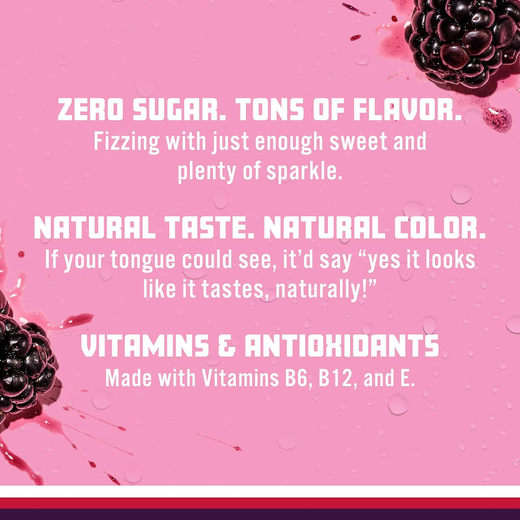 Sparkling Ice, Black Raspberry Sparkling Water, Zero Sugar Flavored Water
