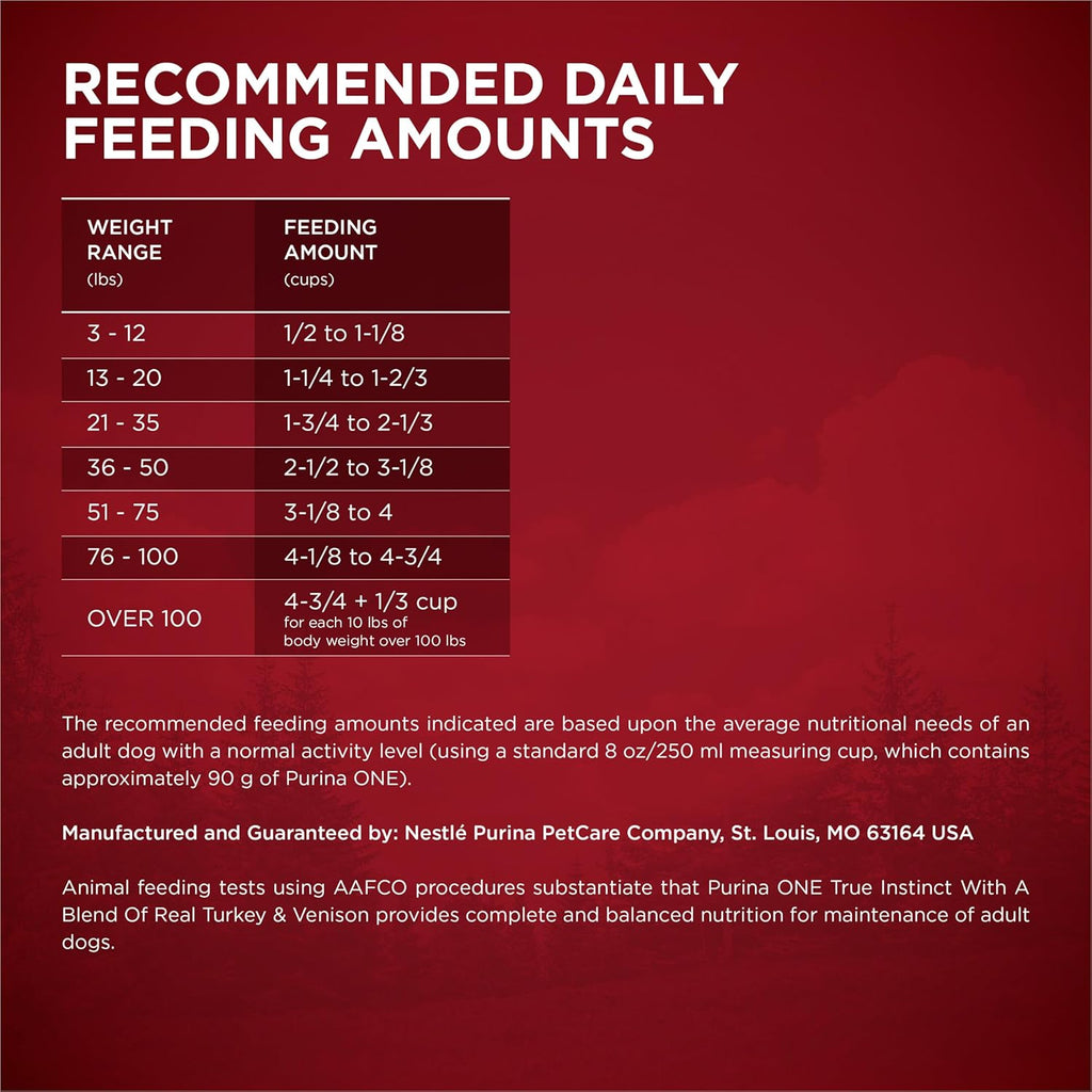 Purina ONE True Instinct With A Blend Of Real Turkey and Venison Dry Dog Food