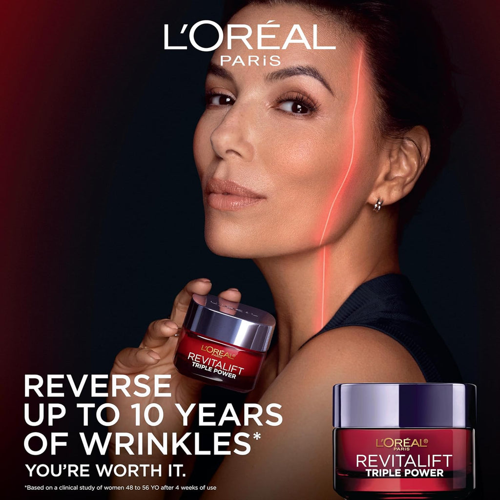 L'Oreal Paris Revitalift Triple Power Anti-Aging Face Moisturizer, Pro